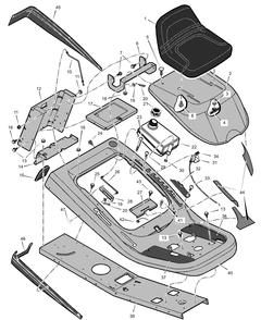 Part Location Diagram of 7601040 Murray DISCONTINUED